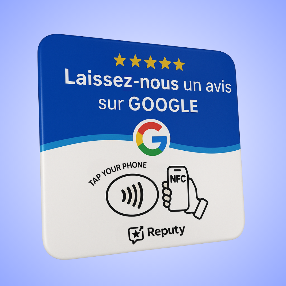 Plaque Avis Google Reputy